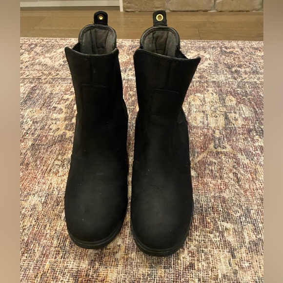 Black Kodiak Sued Ankle Boots - Picture 6 of 9